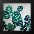 thumbnail image 2 of Atelier B Art Studio 15x15 Black Modern Framed Museum Art Print Titled - OPUNTIA CACTUS, 2 of 5