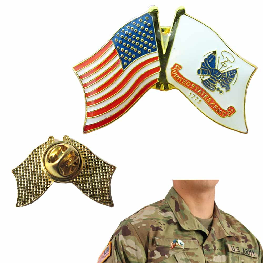 US USA Warning Medicated Vet Military Hat Lapel Pin 