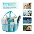 thumbnail image 6 of Siaomo Mesh Shower Caddy,Tote Bag for College Dorm,Bathroom,8 Pocket Basket,Quick Dry - Blue, 6 of 8