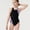 Black, variant on High Performance Athletic Swimsuit for Girls Team Practice and Competitive Swimming Beach Sports