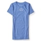 thumbnail image 1 of Aeropostale Alexithymia Camiseta básica para mujer, azul, pequeña, 1 of 2