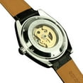 thumbnail image 5 of Black Leather Strap Gold Case Chronograph Dials Clock Mechanical Automatic Watch, 5 of 5