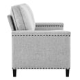 thumbnail image 3 of Modway Ashton Upholstered Fabric Loveseat in Light Gray, 3 of 8