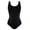 Black, variant on Sngxgn Women's Floral Print Swimwear Drawstring Swimsuit(Black,S)