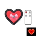 thumbnail image 1 of Wireless Car Solar Triangle Window Glowing Heart Ambient Lights Rechargeabl, 1 of 8