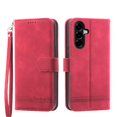 thumbnail image 1 of Funda Tipo Billetera para Samsung Galaxy A37 5G Carcasa Abatible con Porta Tarjetas, Bolsillo para Efectivo, Soporte Ajustable, Cierre Magnético y Correa de Muñeca Rojo, 1 of 6