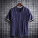 thumbnail image 1 of pstuiky camisetas para hombre, Camisa informal de manga corta con cuello en V para hombre, cómoda y a la moda. camisetas de hombre xl, 1 of 4