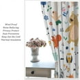 thumbnail image 5 of Kids Blackout Curtains,Each Panel W21 x 63" L,Baby Room Cartoon Forest Animal Cute Bear Fox Rod Pocket Curtains for Boys Girls Bedroom Living Room Nursery Window Drapes 2 Panel Set 42" x 63", 5 of 6