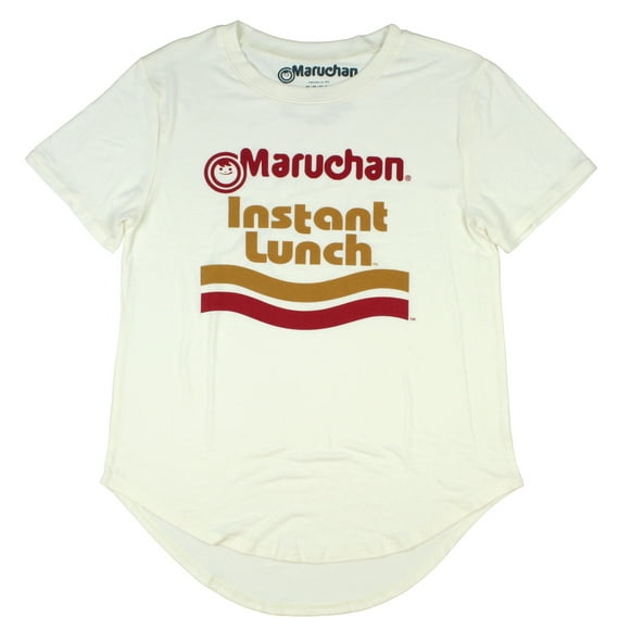 Maruchan Women's Instant Lunch Logo Hi-Low Hem T-Shirt (XX-Large)