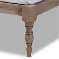 thumbnail image 4 of Baxton Studio Iseline Queen Size Grey Finished Wood Platform Bed Frame, 4 of 9