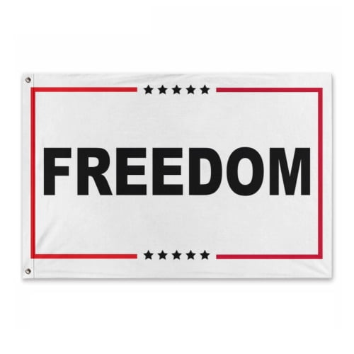 Freedom Flag 4x6 Ft Double Sided American Flags for Outside Freedom Flags Banner for House Garden Yard Home Patio Decoration Outdoor Indoor Display