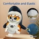 thumbnail image 4 of Cute Shark Cat Plush Doll - Soft Stuffed Animal Doll,Lovely Fat Shark Kitten Plushies,Perfect Pillow for Fans' Birthday Gifts (Seal Shark Cat), 4 of 4