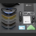 thumbnail image 6 of Mountains Bike Motorcycle Motocross Offroad Riding Goggles and Gloves,Anti Fog Racing Skiing Goggles for Men Women Youth Kids, 6 of 6