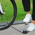 thumbnail image 3 of Toyvian Lightweight Aluminum Floor Pump for Bike with Two Valve Nozzle and Stable Handle, 3 of 8