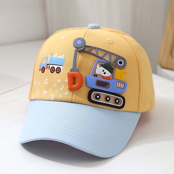 Gzbliryd Floppy Bucket Hat Cute Hats Adjustable Beach Hats Summer Beach Hat for Girls Sun Hats Beach Cap (Yellow,2-8 Years)