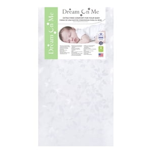 Dream On Me Jasmine 4 Inch Crib & Toddler Mattress