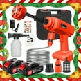 thumbnail image 3 of Portable pressure washer power cleaner with 6 in 1 adjustable nozzle and 1968 inch hose for cars and patios, 3 of 18