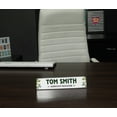 thumbnail image 4 of Printtoo Personalized Desk Name Plate Pretty Greenery Prints Custom Acrylic Office Desk Name Plate Accessory 2x8 Inches, 4 of 5