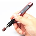 thumbnail image 3 of Kit de taladro eléctrico perfecl para uñas eléctricas recargables USB 3 velocidades 5000-10000-18000 53 piezas oro y rosa, 3 of 8