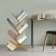 thumbnail image 6 of TFCFL 6-Tier Tree-shape Bookcases Book Organizer Bamboo Book Display Stand Book Shelf, 6 of 22
