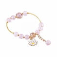 thumbnail image 2 of YYKihy Crystal Stone Bracelet Rhinestone Bracelets Colorful Jewelry Flower Multi Beads Style Handmade Accessories Fashion Stone Beads Strawberry Crystal Hand String, 2 of 7
