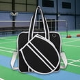 thumbnail image 1 of Colaxi Tennis Bag Racquet Tote Racket Holder Professional Equipment with Zipper Beginners Professional Badminton Racket Bag Handbag Black, 1 of 8