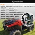 thumbnail image 5 of Carburetor Kit TRX350 Fits for Honda Rancher 350 2000-2006 TRX350TM TRX350TE TRX350ES TRX350FE TRX350FM Fourtrax 300 TRX450 Foreman 4 Stroke ATV with Oil Air Filter Choke Cable (Male Plug), 5 of 7