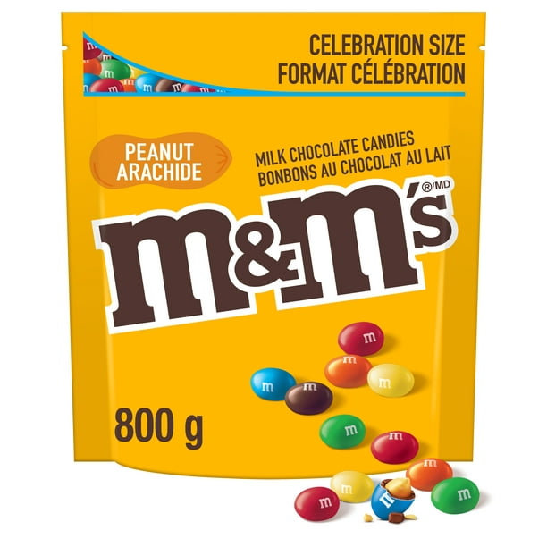 M&M'S, bonbons au choc. au lait, arachide, format Célébration