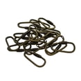 thumbnail image 4 of 10/20 unidades de mini mosquetones de acero con cierre de seguridad, ganchos de presión y clips para mosquetones. 20 piezas, 4 of 9
