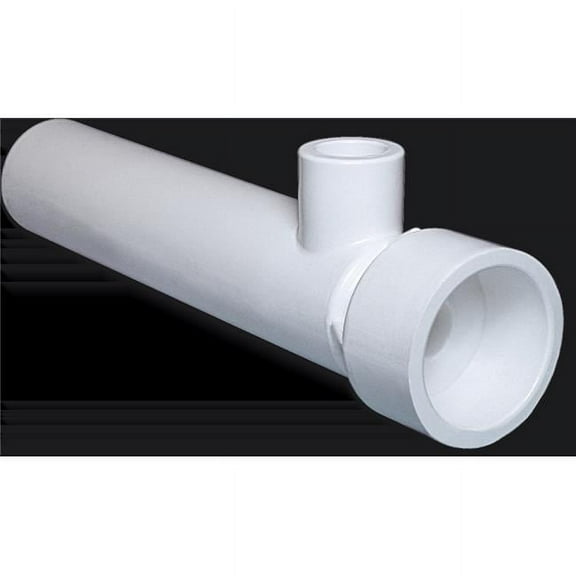 Waterway Plastics 212-3370 1.5 in. Gunite Venturi Double Tee Body Assembly, White