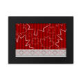 thumbnail image 1 of Maple Leaf 4 de julio feliz dia de Canada Marco de Fotos de escritorio imagen Arte Negro Pintura 5x7 pulgadas, 1 of 4
