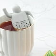 thumbnail image 1 of WIFKLSIIPG Loose Tea Infuser Tea Diffuser for Teapot Silicone Tea Strainer Cute Little Man Tea Dregs Lazy Tea Infuser Tea Brewing Tool, 1 of 6