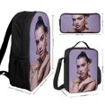 thumbnail image 2 of Dua Lipa Backpack 17 Inch Large Bookbag Plus Insulated Food Pouch and Pen Organizer, 2 of 5