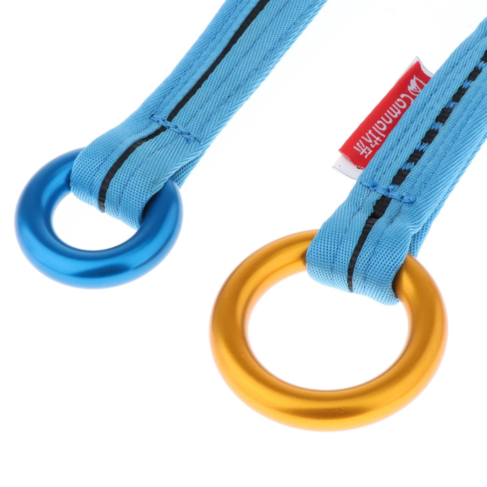 Wswqop Tree Arborist Friction Saver, Retrievable Anchor, Durable Climbing Rope And Camp Cambium Saver for Rock Climbing Hiking Camping Outdoor Exploring , Blue 120cm
