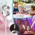 thumbnail image 2 of Clearance! Birthday Number Candle 3D Shape Birthday Candle Decoration Birthday Cake Candle, 2 of 8