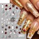 thumbnail image 3 of NEWSPIED 4 hojas de stickers navideños 5D para uñas, 3 of 7