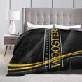 thumbnail image 4 of College of A Wooster Fleece Blanket, Very Soft Microfiber Flannel Blanket for Couch Warm and Cozy for All Seasons, 4 of 6