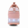 thumbnail image 4 of Kids Roller Skates Light up Shoes with Wheels Shoes LED USB Charging Roller Sneakers for Girls Boys Birthday Christmas Gift ﻿, 4 of 19