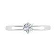 thumbnail image 3 of 1/3 Carat 6-Prong Set Diamond Engagement Ring in 10K White Gold (Ring Size 4.75), 3 of 4