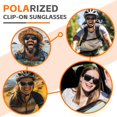 thumbnail image 2 of Gafas de Sol Polarizadas JO con Clip - Protección UV400 Antirreflejo Unisex, 2 of 6