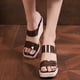 thumbnail image 5 of WILLBEST Sandalias De Playa Para Mujer, Chanclas Transparentes De Verano, Zapatos Tejidos De Paja, Tacones Altos De Gran Tamaño, Zapatillas Informales De Pescador, Moda Para Mujer, 5 of 9