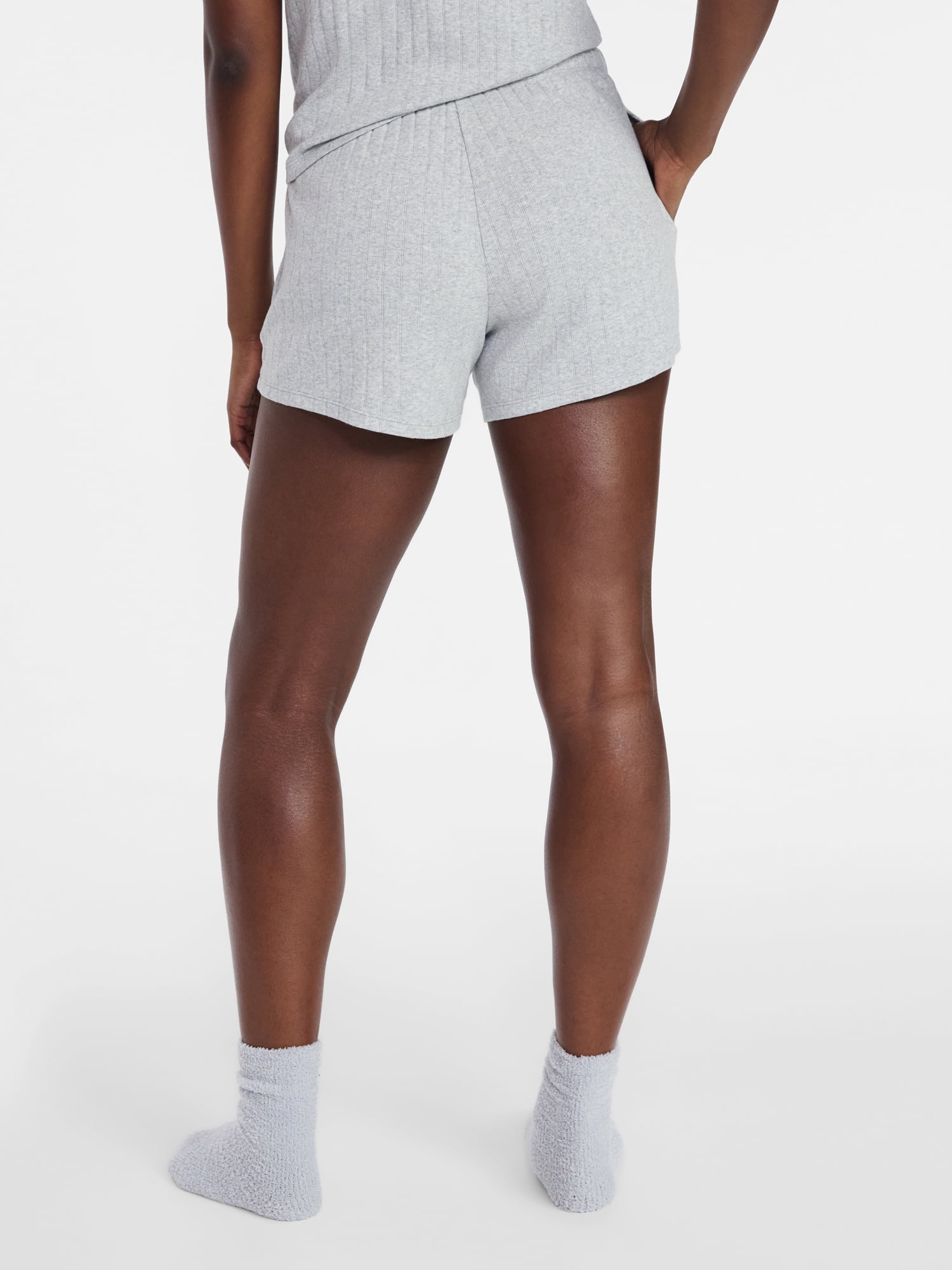 Joyspun Women’s Pointelle Knit Sleepwear Short, Sizes XS-3X