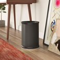 thumbnail image 4 of Kraftware Corp. 10174 Black 14 Inches Oval Waste Basket, 4 of 5