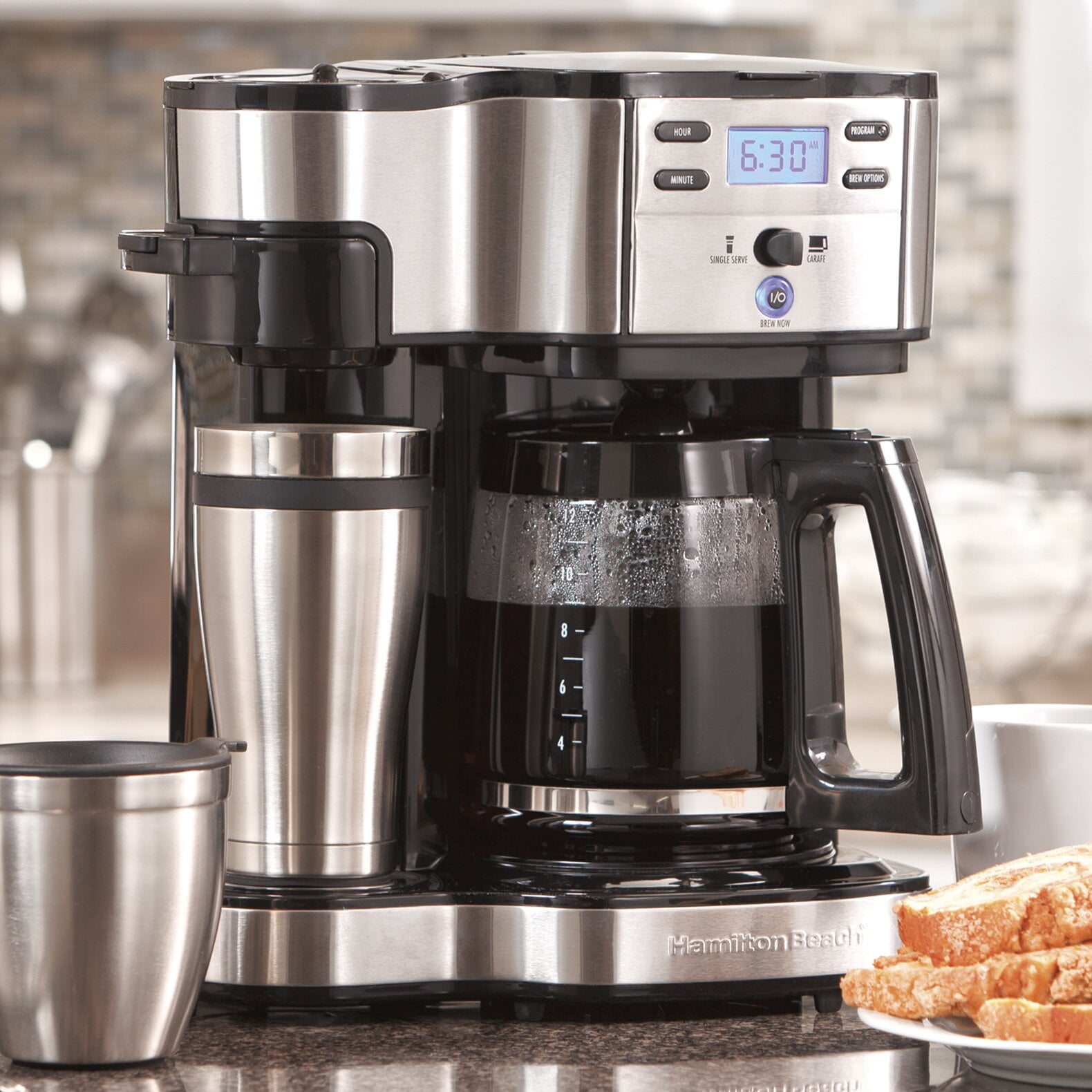 12-Cup The Scoop Two Way Coffee Maker 