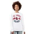 thumbnail image 3 of Women's G-III 4Her by Carl Banks White St. Louis Cardinals Team Logo Fleece Pullover Sweatshirt, 3 of 4