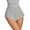 Grey, variant on Women Soft Mesh Side Split Short Ballet Dance Skirt Skirt with Chain Denim Skirts