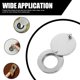 thumbnail image 2 of Peephole Cover 16mm Front Door Peep Hole Cover Plate For Inside Apartment Door, 2 of 3