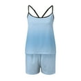 thumbnail image 4 of Huaizzzy Ensemble de Pyjama Décontracté pour Femmes Débardeur à Bretelles Shorts Pyjama Maison Ensemble de Pyjama Mignon Shorts Pyjama pour Femmes Ensemble de Robe Pyjama Court pour Femmes Haut et Shorts Ensemble de Pyjama, 4 of 6