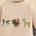 thumbnail image 4 of UAYOTSE Toddler Baby Boy Fall Winter Outfits Letter Pullover Sweatshirt Long Sleeve T-Shirt Top Pants Clothes Set(18-24 Months,B167-Beige), 4 of 8