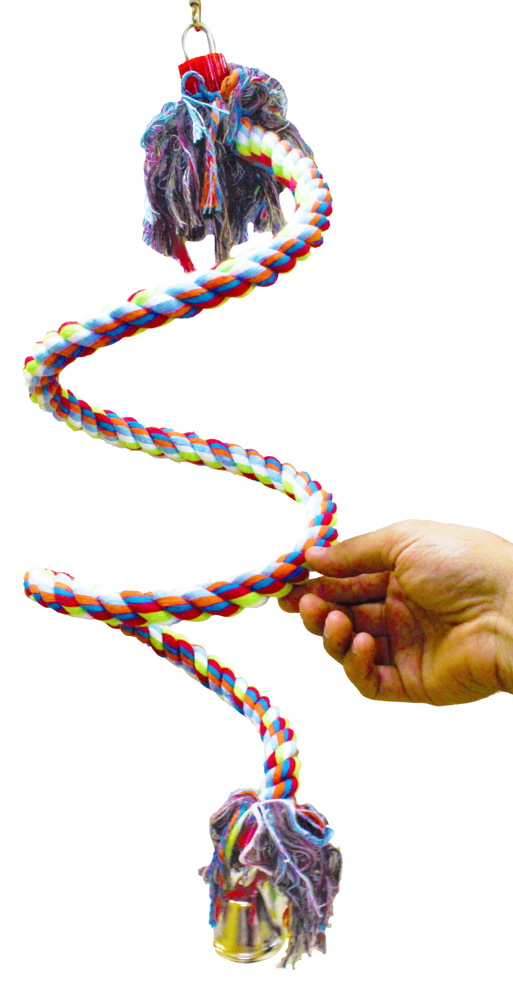 Bonka Bird Toys 1563 Medium Rope Boing Coil Swing